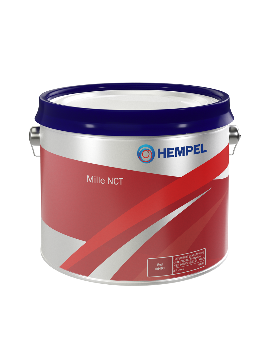 HEMPEL® Mille NCT 7173C Red 56460 - Koperhoudende Antifouling - Zelfslijpende Antifouling - Geschikt voor ZOUT - ZOET - BRAK water