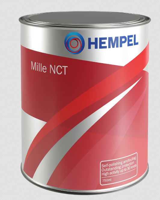 HEMPEL® Mille NCT 7173C Black 19990 - Koperhoudende Antifouling - Zelfslijpende Antifouling - Geschikt voor ZOUT - ZOET - BRAK water