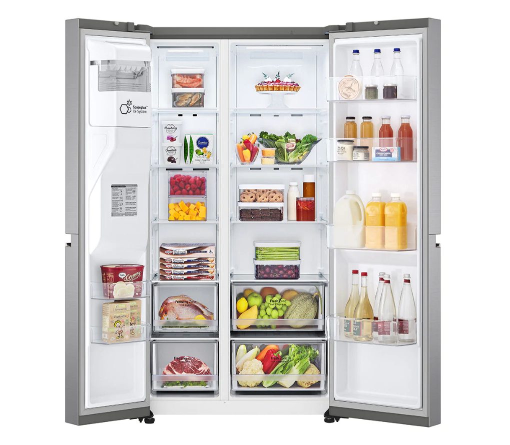 LG GSLV70PZTD Amerikaanse koelkast met DoorCooling+™ - 635L inhoud - Water- & ijsdispenser - Total No Frost - Inverter Linear Compressor