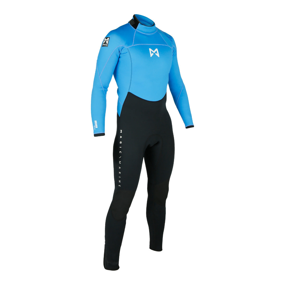 Magic Marine Brand Fullsuit 3/2 mm wetsuit blauw junior, XL-164