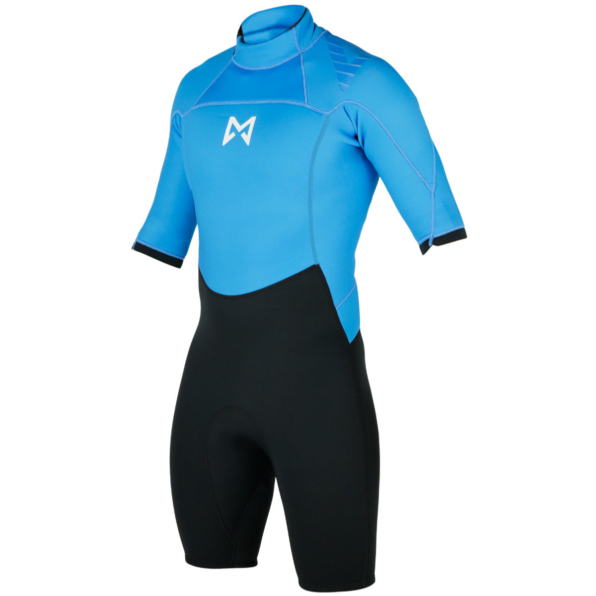 Magic Marine Brand Shorty 3/2 mm wetsuit blauw junior, XL-164