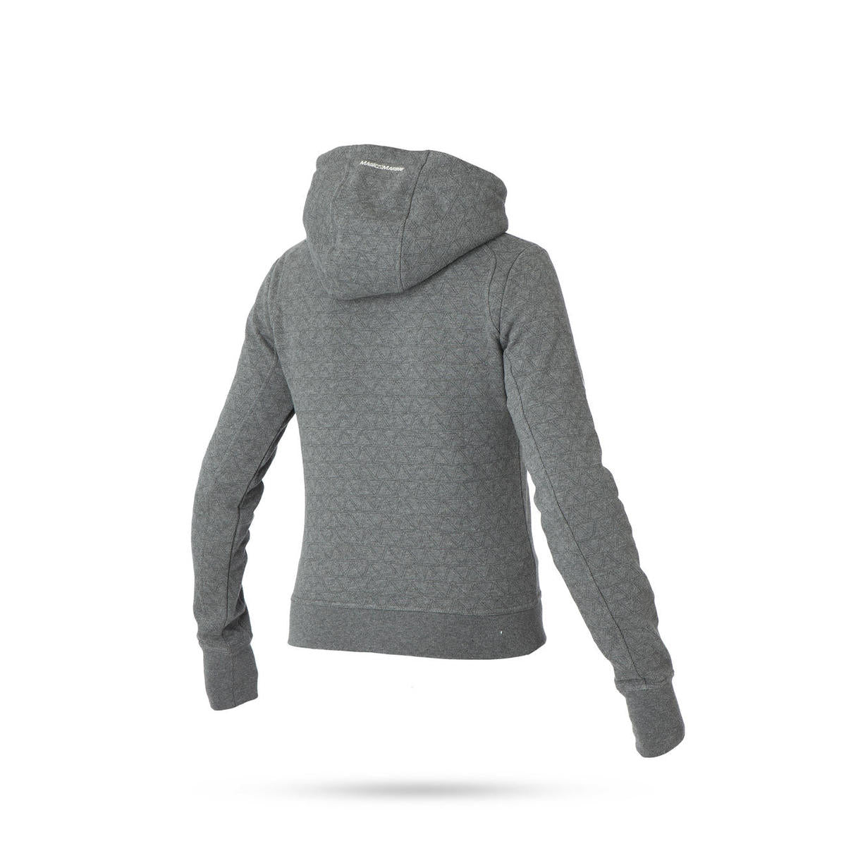 Magic Marine Relax Sweat dames trui met volledige rits en capuchon, grijs / XS