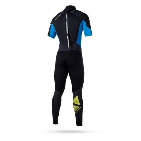 Magic Marine Ultimate shortarm 3/2 maat XS dames wetsuit, zwart met blauw / S / heren