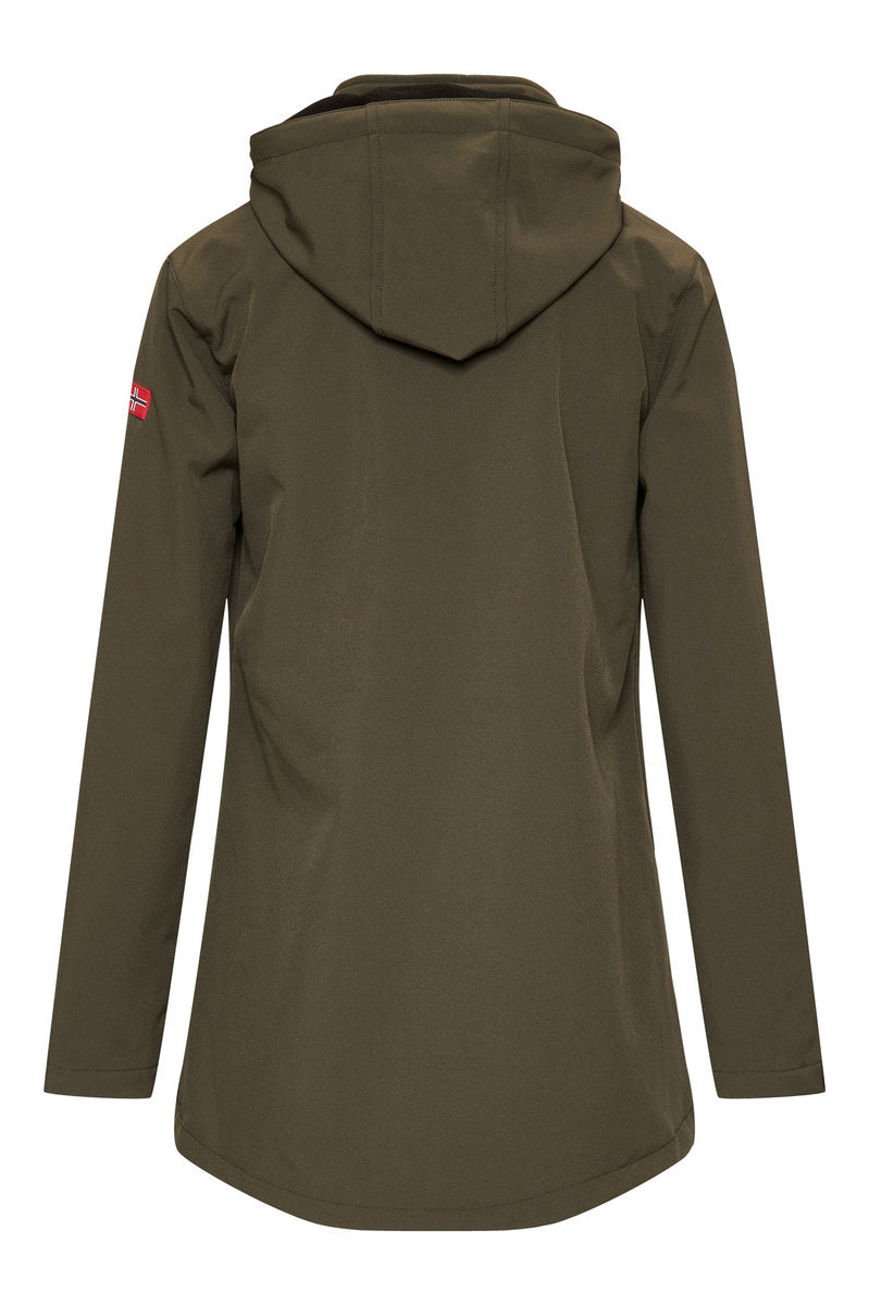 Nordberg Irene Softshell Jas Dames - Kleur Legergroen- Maat M