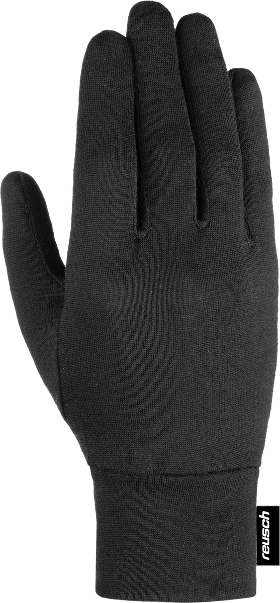 Reusch Merino Wool Conductive onderhandschoenen zwart, 7.5