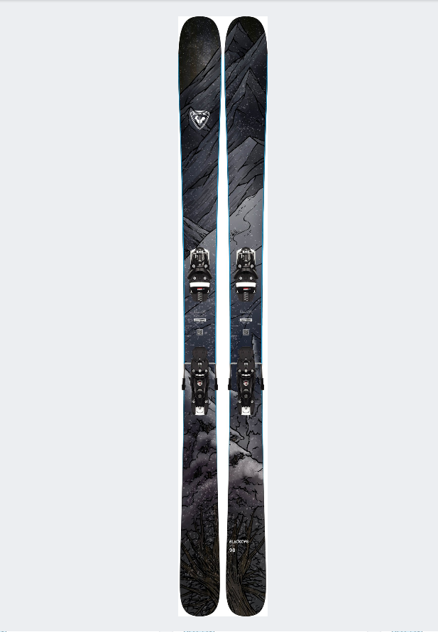 Rossignol Blackops 98 freeride ski's zwart, 192 cm