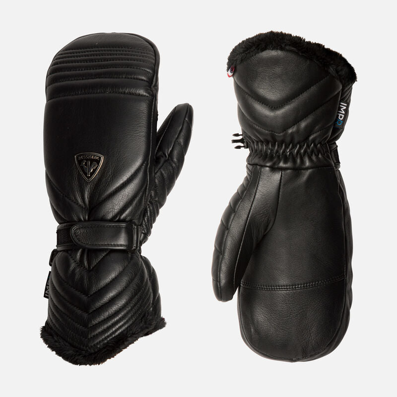 Rossignol Select Leather Impr Mitten skiwanten zwart dames, 7