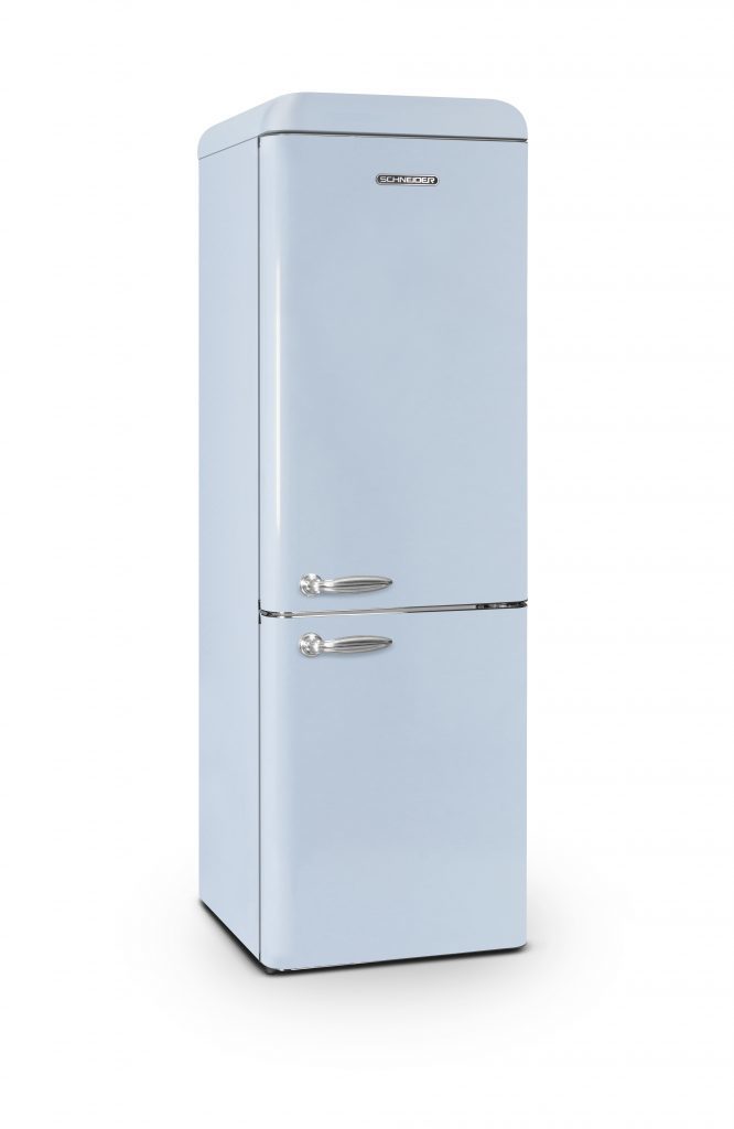 Schneider SCB300VBL Koel-vriescombinatie Blauw