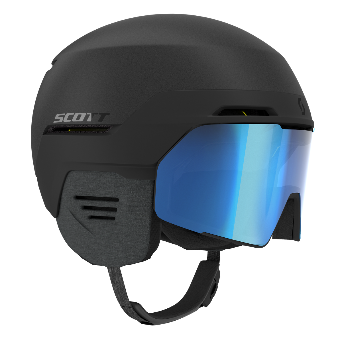 Scott Blend Plus LS skihelm met skibril zwart