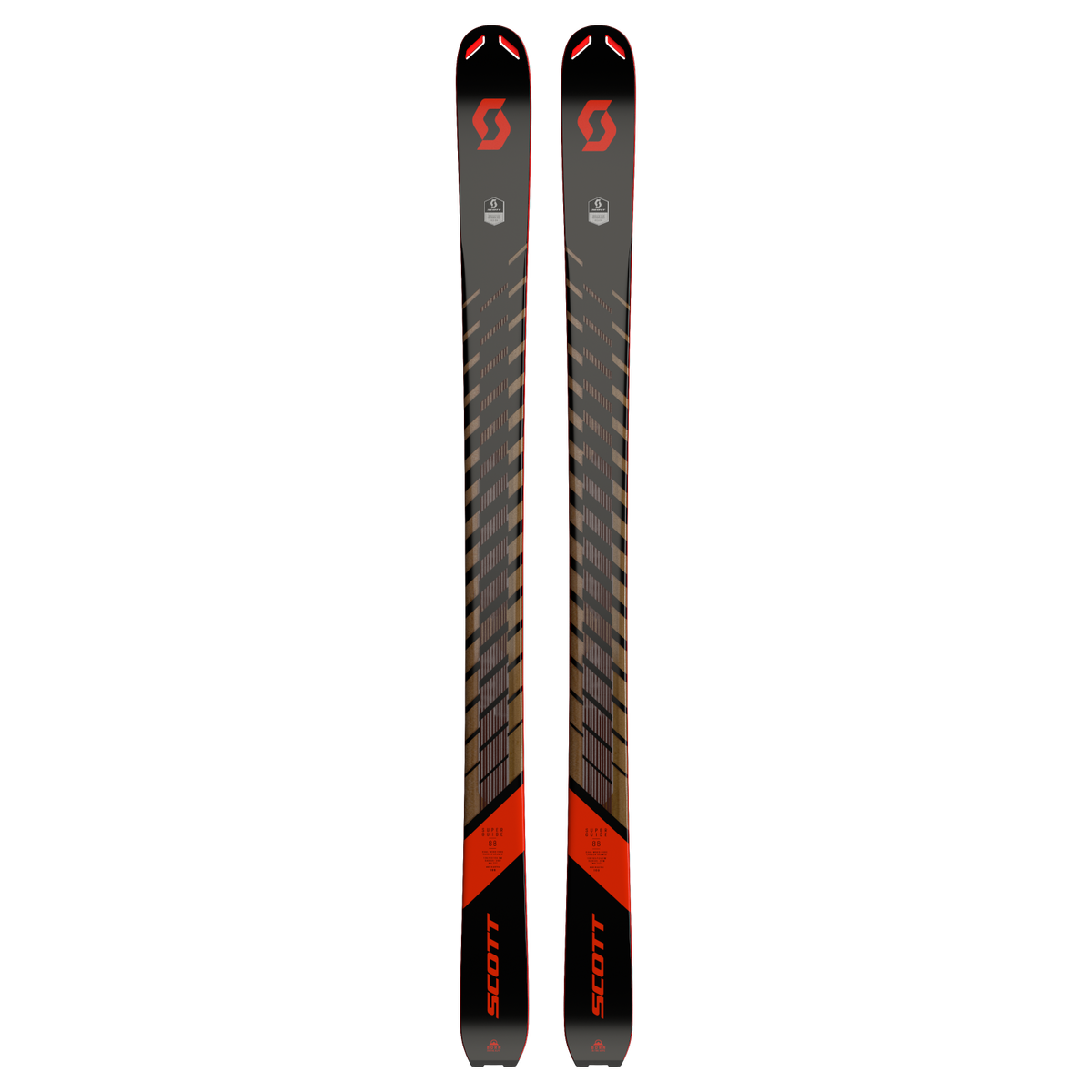 Scott Superguide 88 toerski's zwart/rood, 173 cm