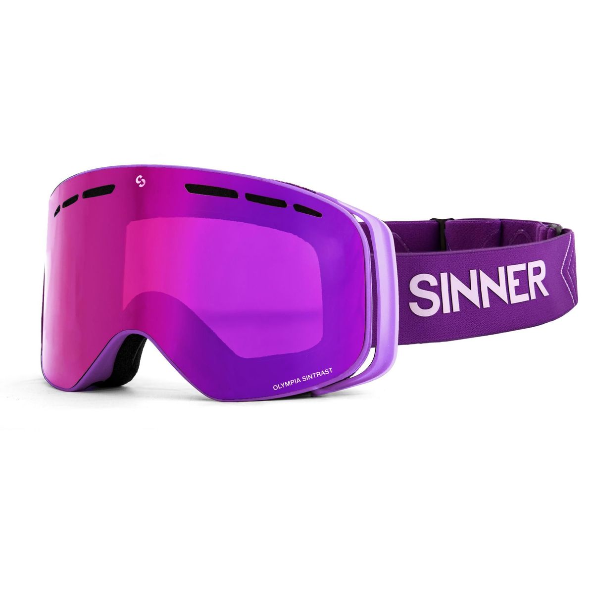 OLYMPIA + SKIBRIL - MAT LICHT PAARS - ROZE SINTRAST® LENS kopen? | SINNER