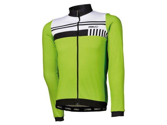 Agu Naro LM fietsshirt met lange mouwen groen heren, L / groen