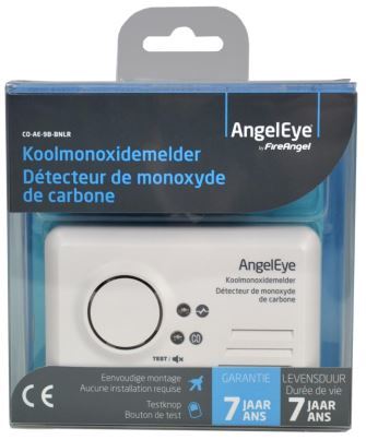 AngelEye Koolmonoxidemelder CO-AE-9B-BNLR - Incl. batterijen