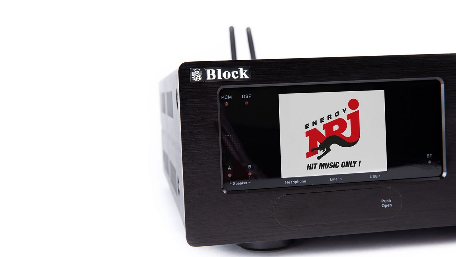 Block Audio CVR-200 MK2 zwart met CD Blu-ray en internet radio ingebouwd