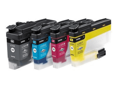 Set van 4 cartridges LC424VAL - BROTHER - Zwart, cyaan, magenta en geel 750 pagina's met hoog rendement - voor DCP-J1200W