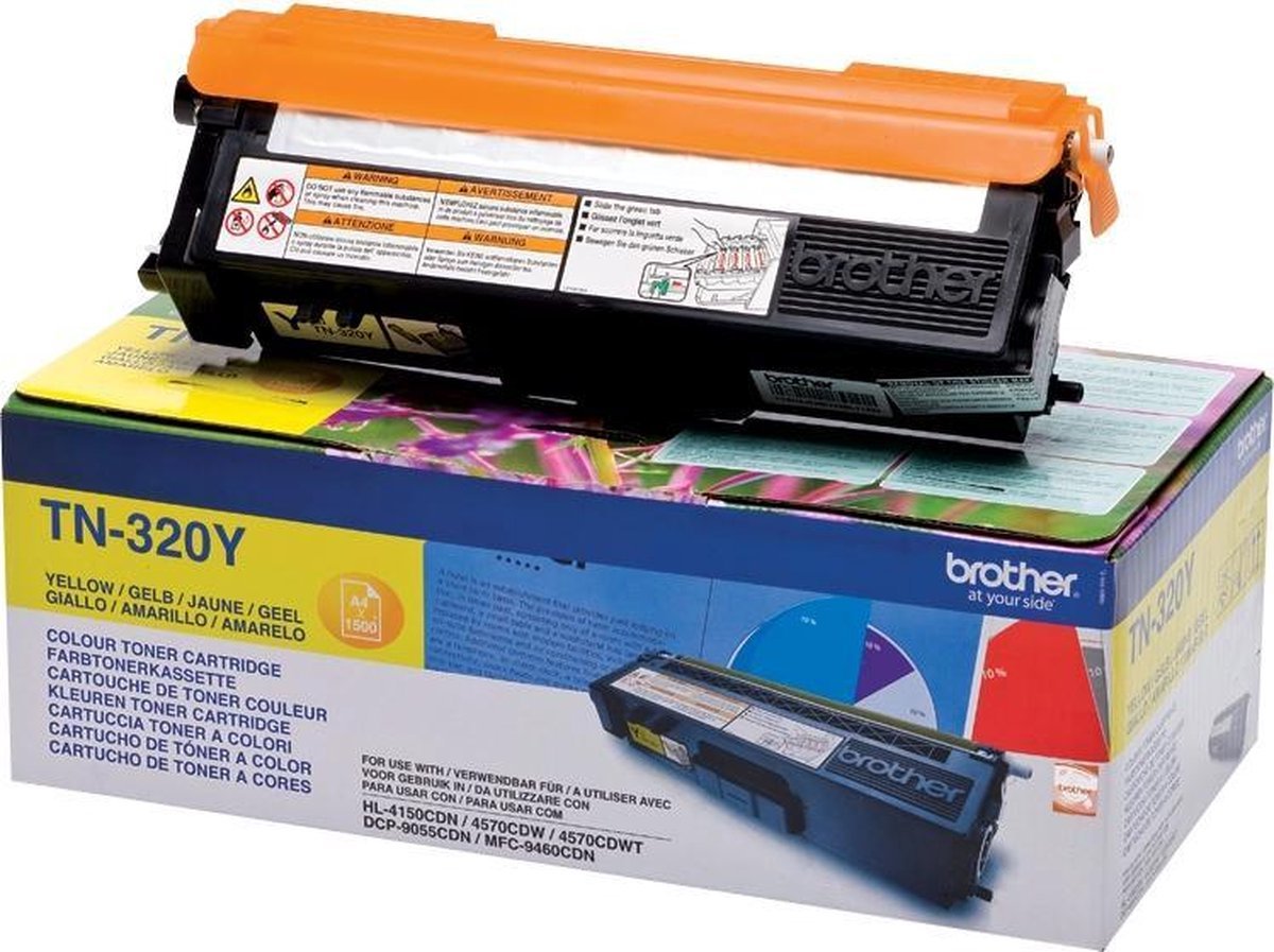 Brother TN-320 Toner Geel