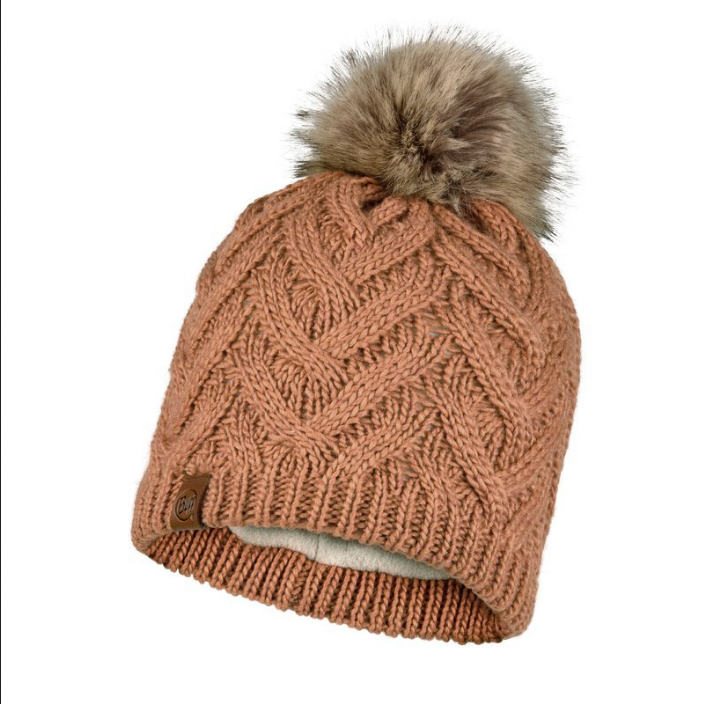 BUFF® Knitted & Fleece Band Hat CARYN ROSEWOOD - Muts