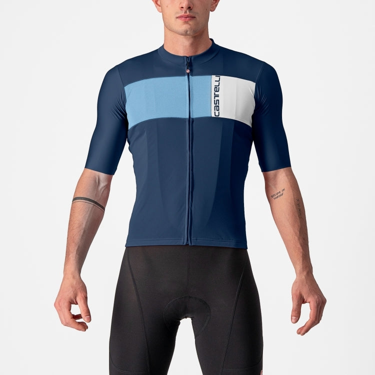 Castelli - Prologo 7 Jersey - Fietsshirt maat XXL, blauw