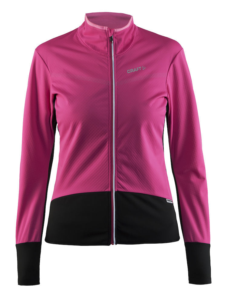 Craft Belle Wind Jersey fiets windjack rood (framboos) dames