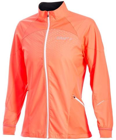 Craft - Brilliant Light Jacket - Dames - Hardloopjas - Neon Oranje - Maat S