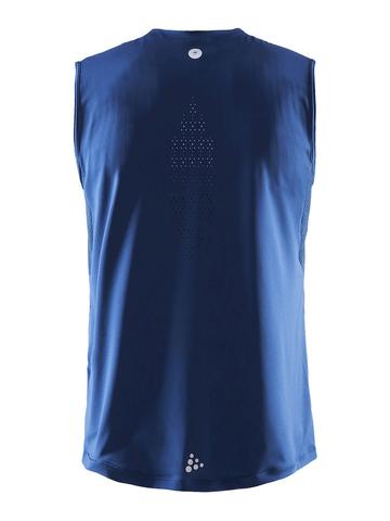 Craft Focus Sleeveless Sportshirt Heren Sportshirt - Maat XL  - Mannen - blauw