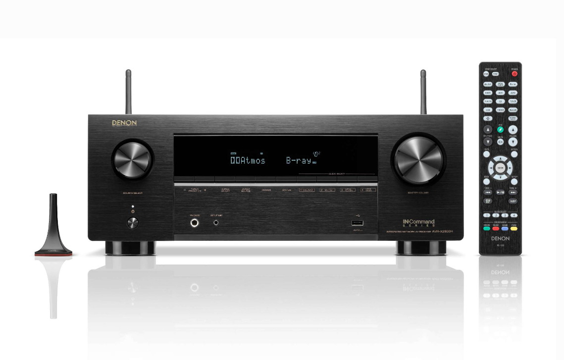 Denon: AVR-X2800H 7.2-kanaals 8K Surround Receiver - Zwart