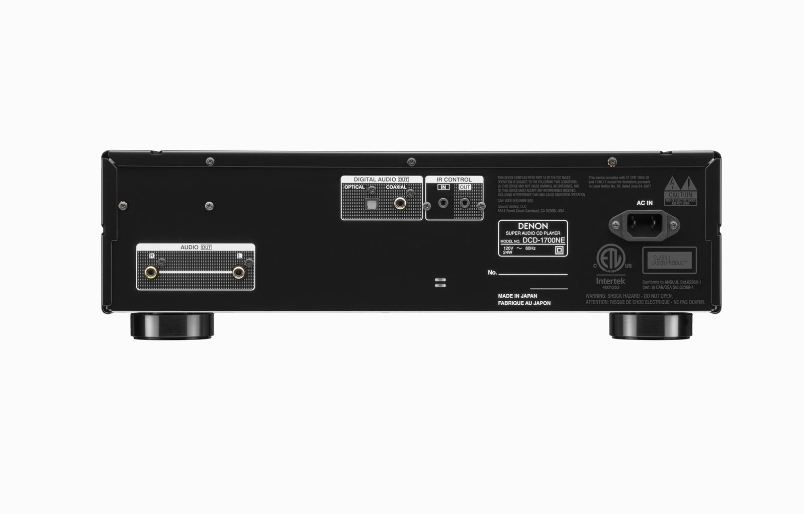 Denon: DCD-1700NE CD-speler - Zwart