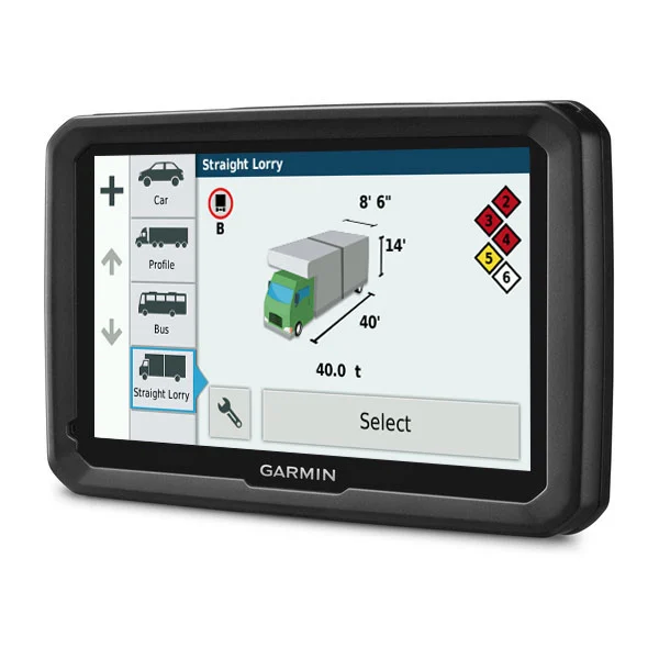 Garmin Dezl 580 LMT-D navigatiesysteem van 5 inch met GPS voor vrachtwagens