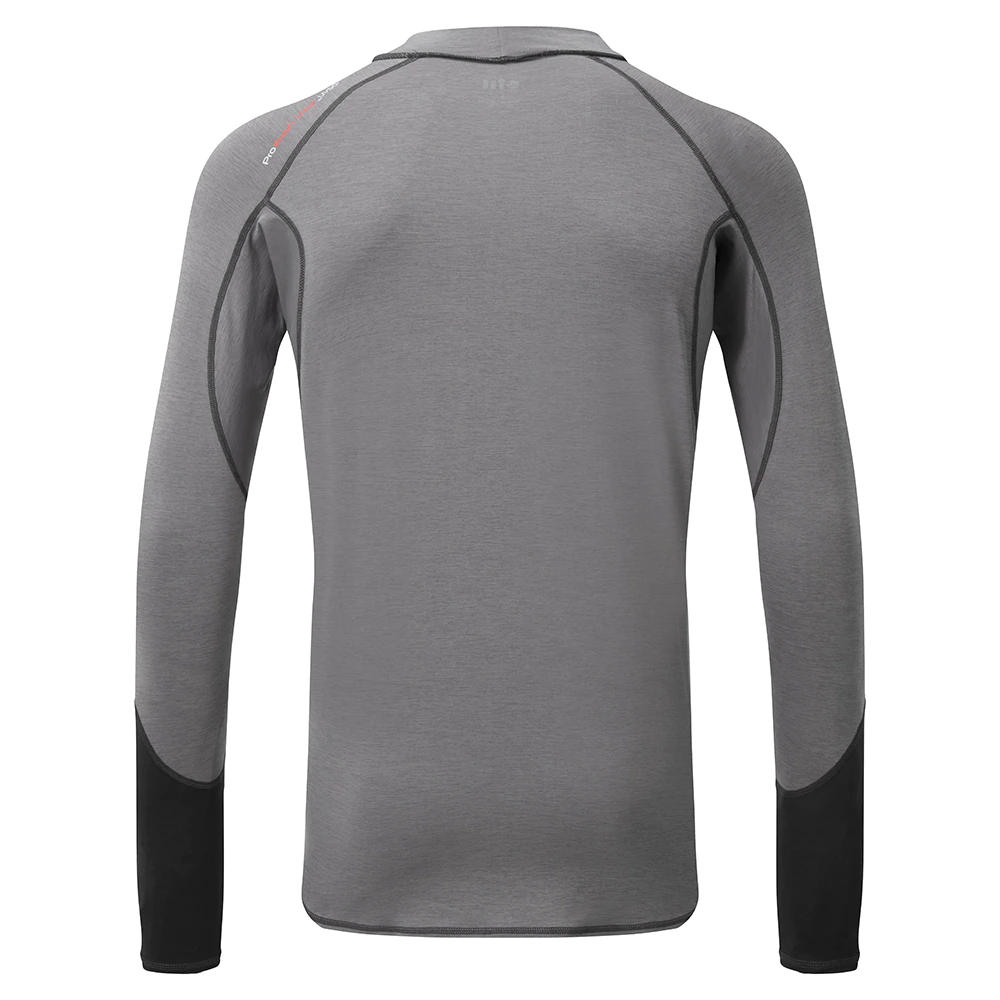 Gill Eco Pro Rash Vest UV+ shirt lange mouwen grijs heren, M