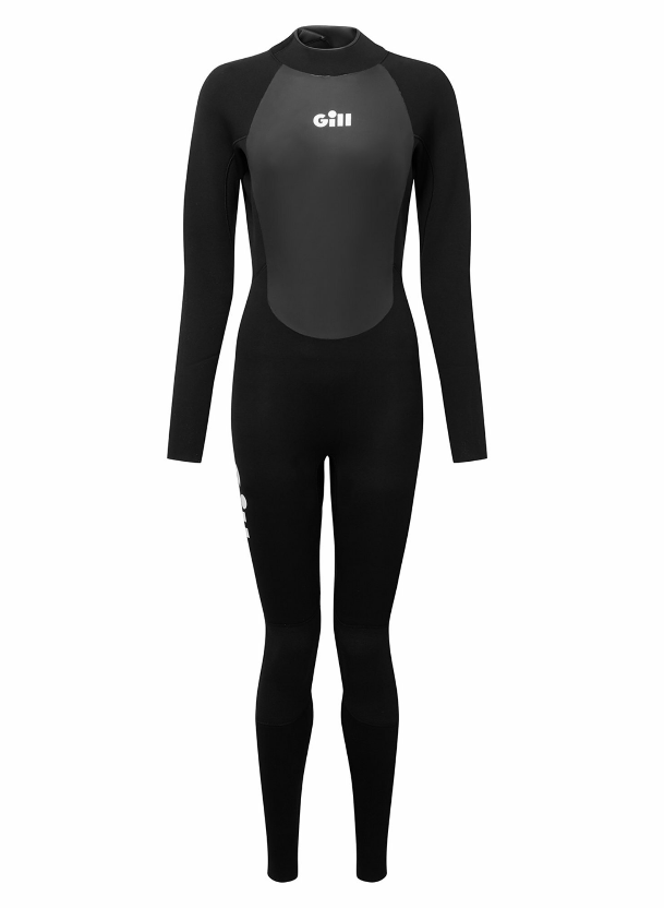 Gill Pursuit Full arm 4/3mm wetsuit zwart dames, L