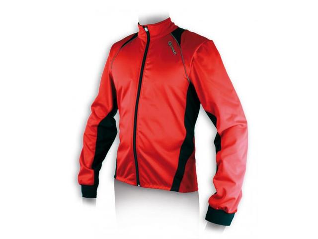 Gonso NEVADA V2 thermo fiets windjack rood met zwart heren