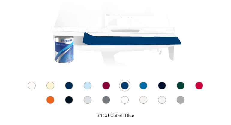 Hempel Brilliant Gloss hoogglans aflak 750 ml, 34161 cobalt blue