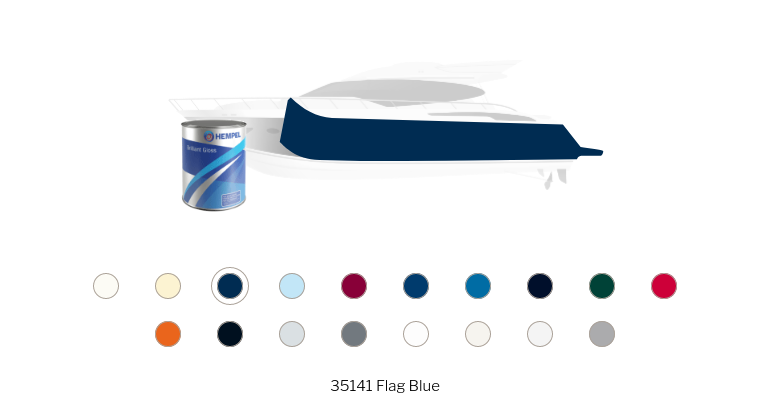 Hempel Brilliant Gloss hoogglans aflak 750 ml, 35141 flag blue