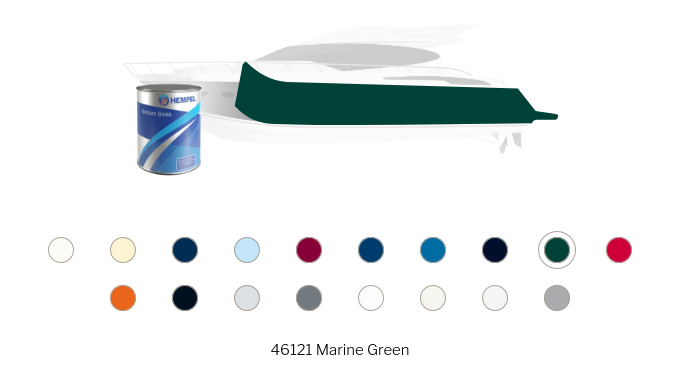 Hempel Brilliant Gloss hoogglans aflak 750 ml, 46121 marine green