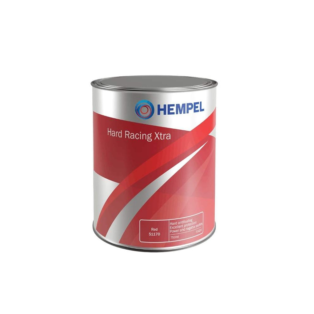 HEMPEL® Hard Racing Xtra 7666C Black 19990- Koperhoudende Antifouling - Zout - Zoet - BRAK water - zeer geschikt voor speedboten