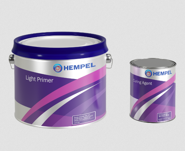 Hempel's Light Primer 45551 Stone Grey 12170 A+B - Epoxyprimer - Osmoseprimer - Onderwaterprimer