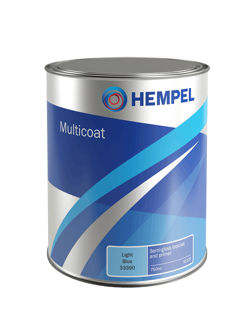 Hempel Multicoat halfglans aflak 750 ml, 19990 black