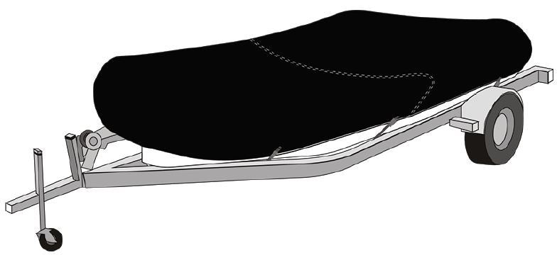 Hollex zwarte Boothoes maat F: 6,70-7,70m x 2,65m