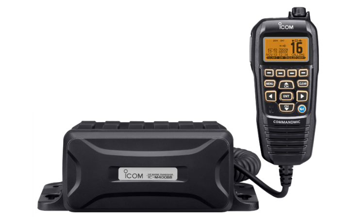 Icom IC-M400BBE marifoon met GPS antenne