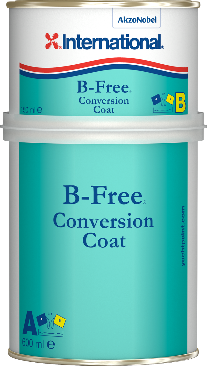 international b-free conversion coat grijs set 0.75 ltr