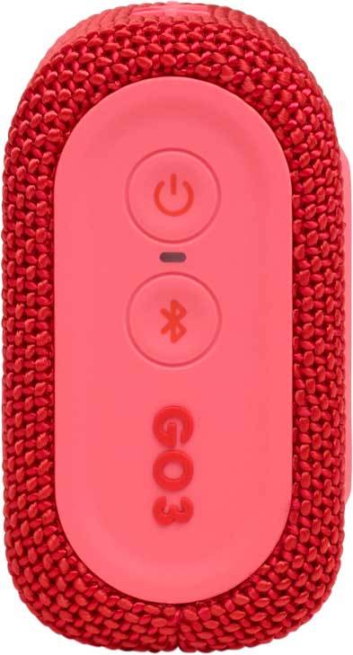 JBL Go 3 - Draadloze Bluetooth Mini Speaker - Rood