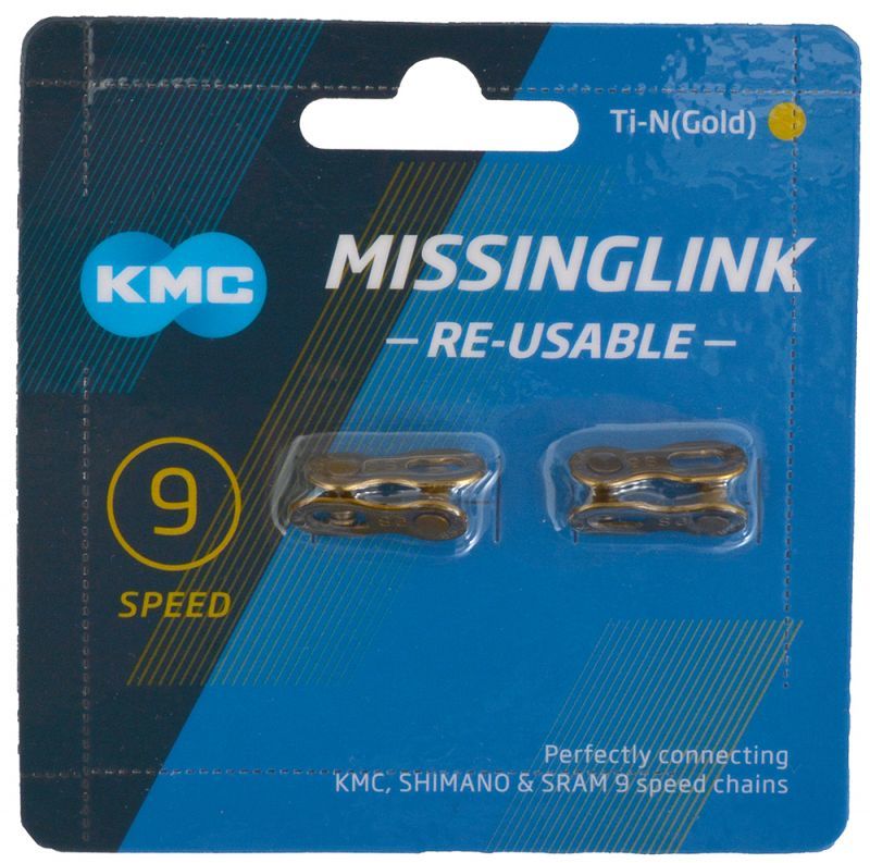 KMC Sluitschakel MissingLink 9R Ti-N Gold 6.60mm 9v (2)