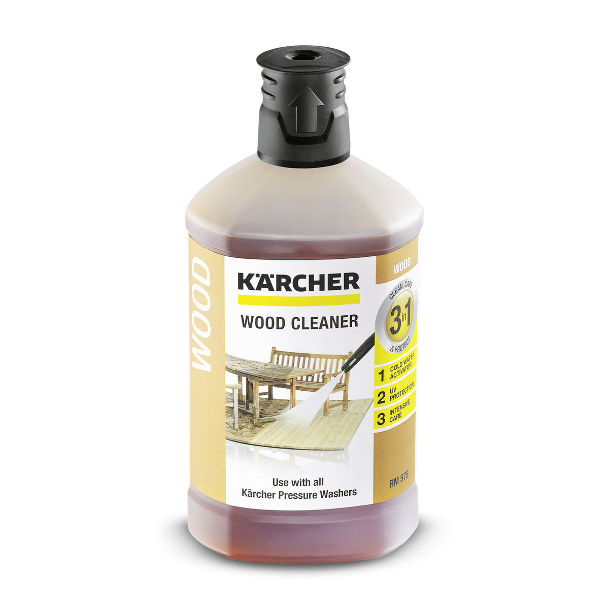 Kärcher Plug&Clean Houtreiniger 3-in-1 - 1 ltr