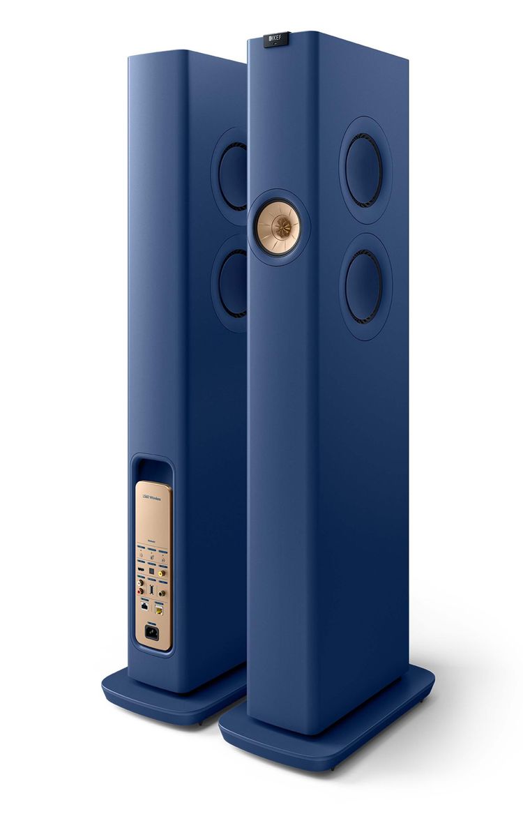 KEF - LS60 Wireless vloerstaande speakers - Royal blauw