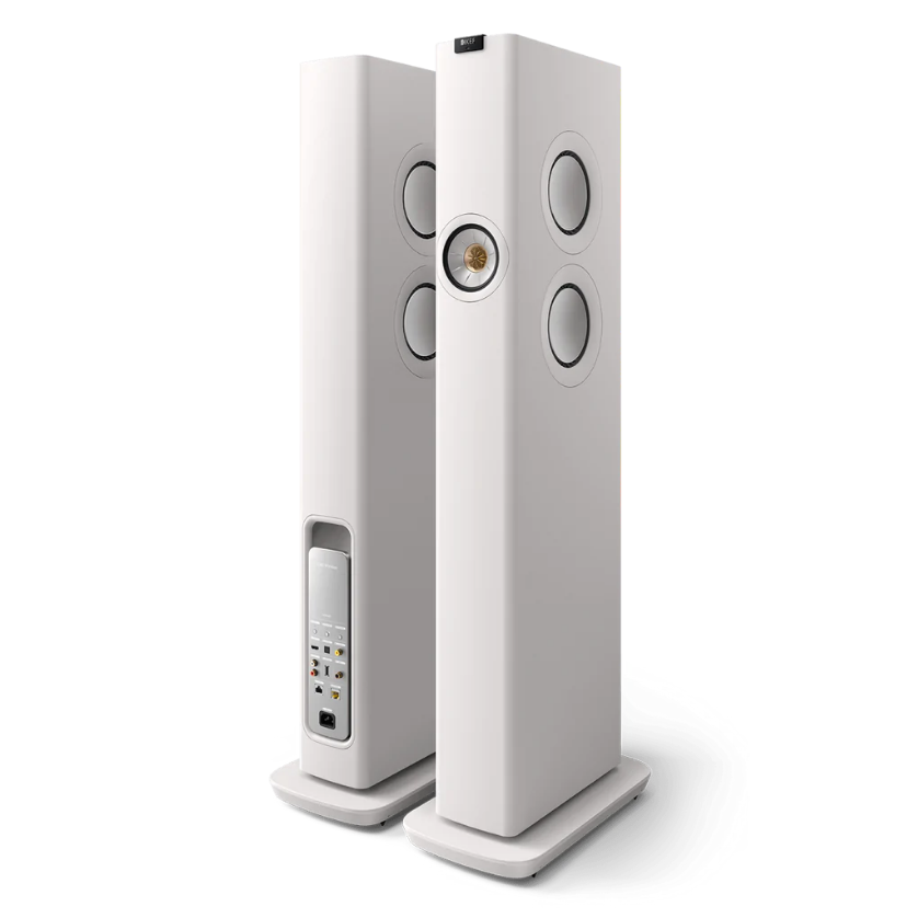 KEF LS60 - Vloerstaande Wireless Speaker Set -  Mineral White