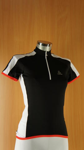 Loffler Hot Bond fietsshirt korte mouwen zwart dames, XXXL