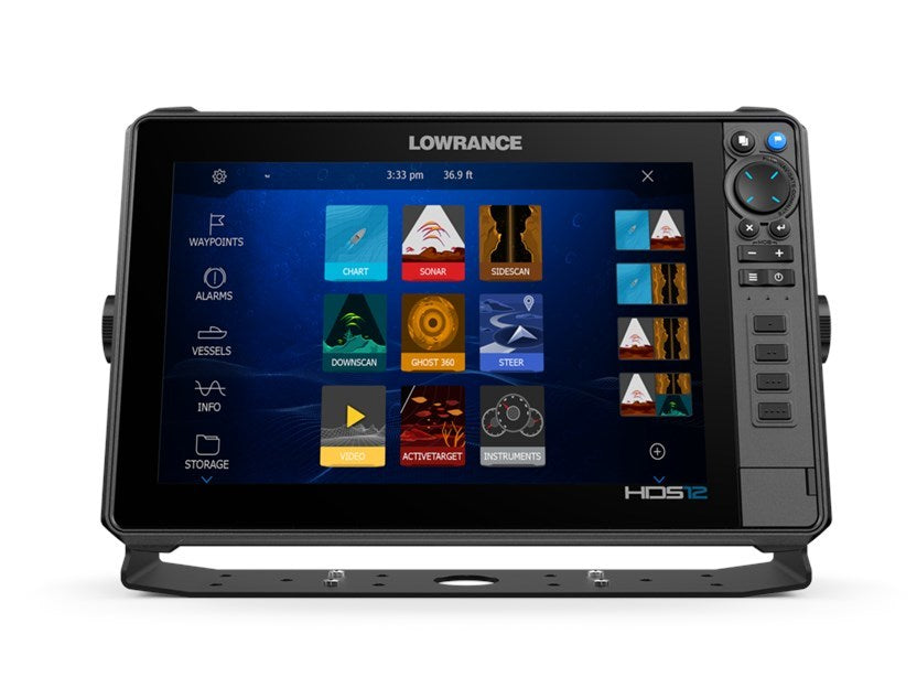 Lowrance HDS Pro 12 met Active Imaging HD 3-in-1 transducer