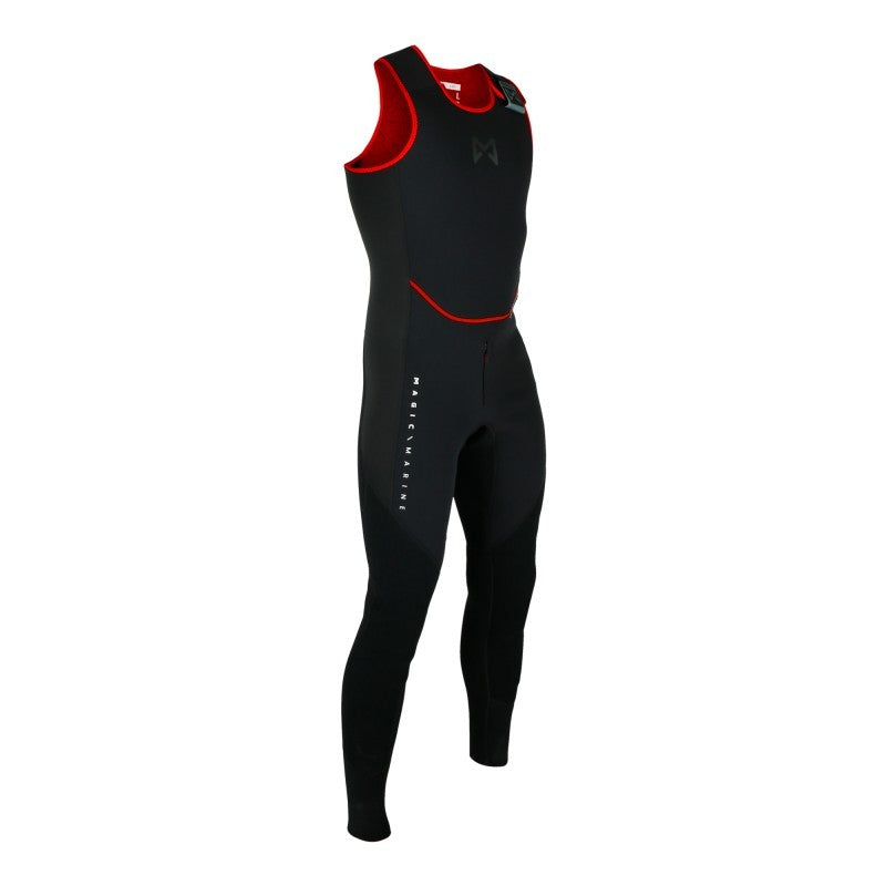 Magic Marine Racing Long John 3 mm wetsuit zwart heren, XL