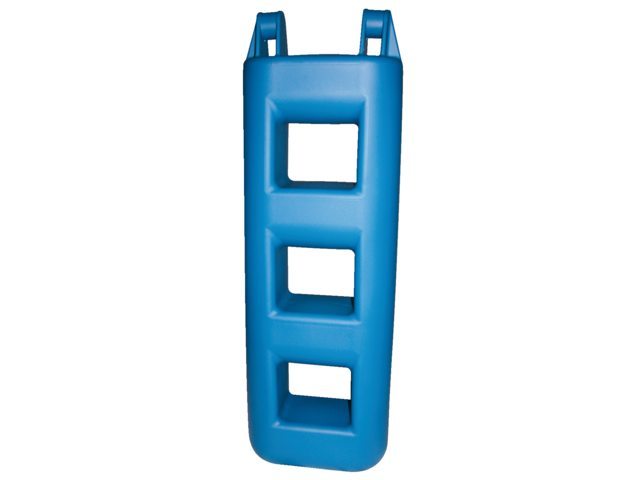 Majoni Trap Fender 3 treden 25x12x75 cm, blauw