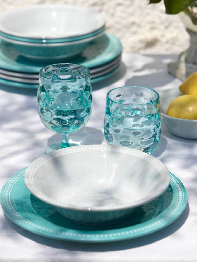 Harmony Flat Plate- Acqua